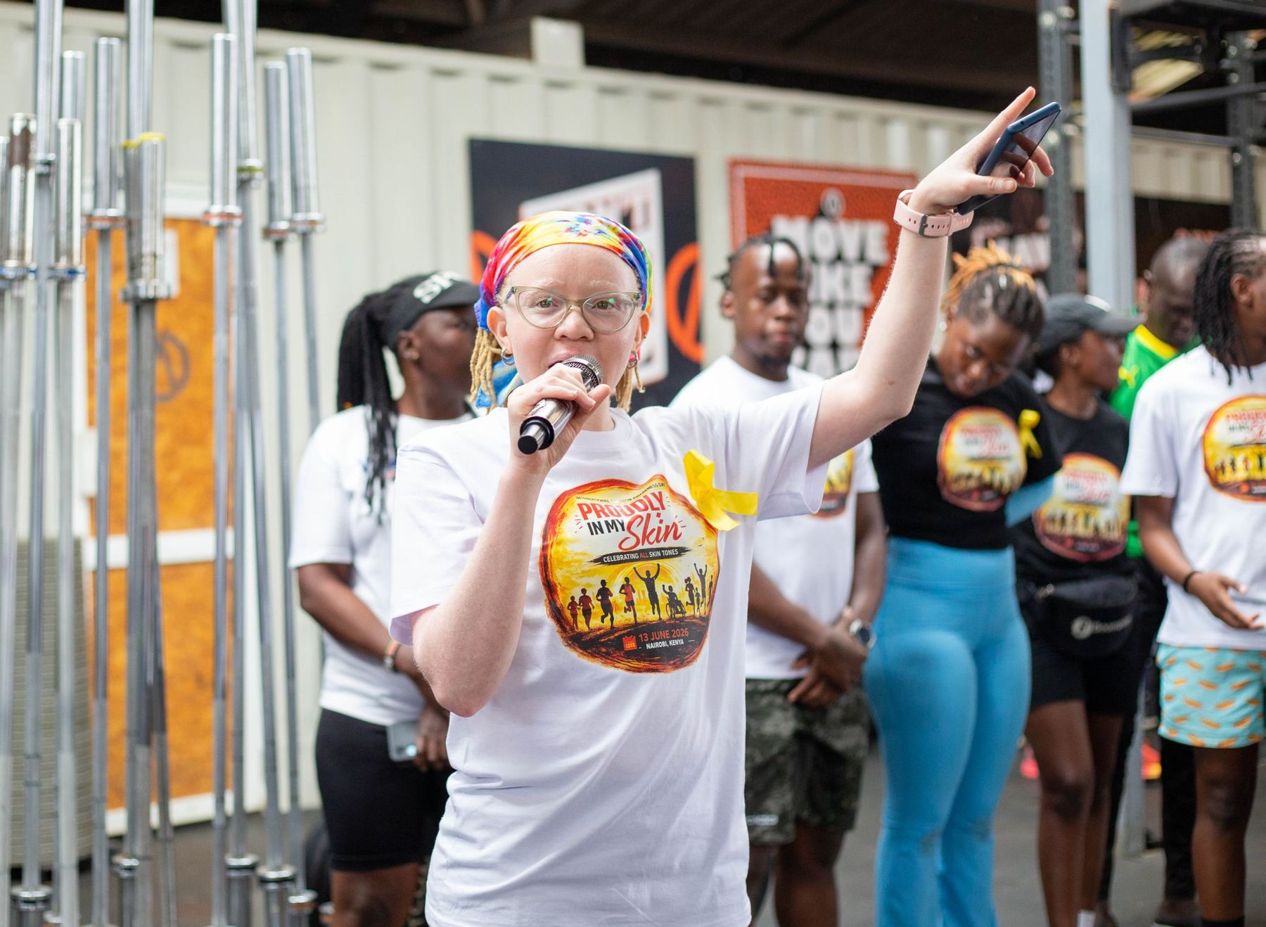 The Black Albinism community gathered at an International Albinism Awareness Day event.