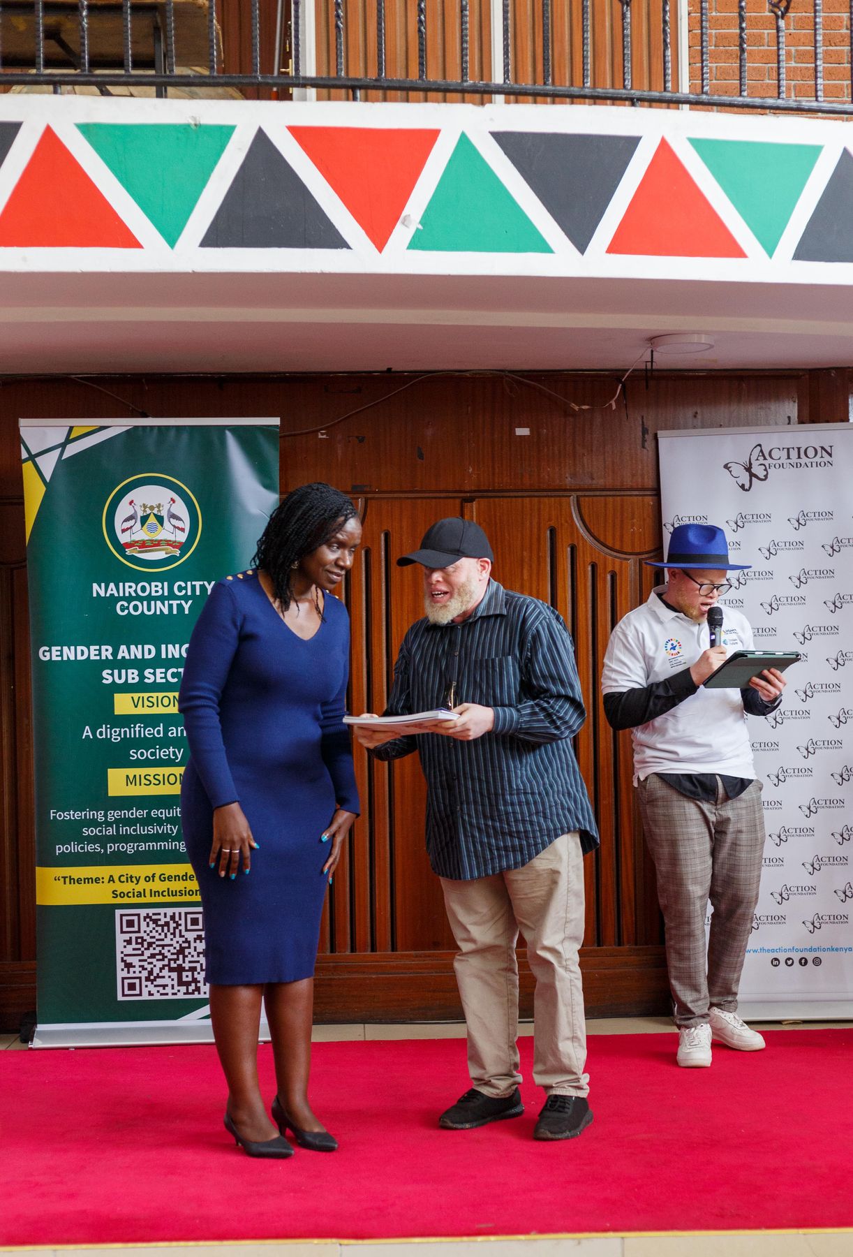 Members of the Black Albinism community.