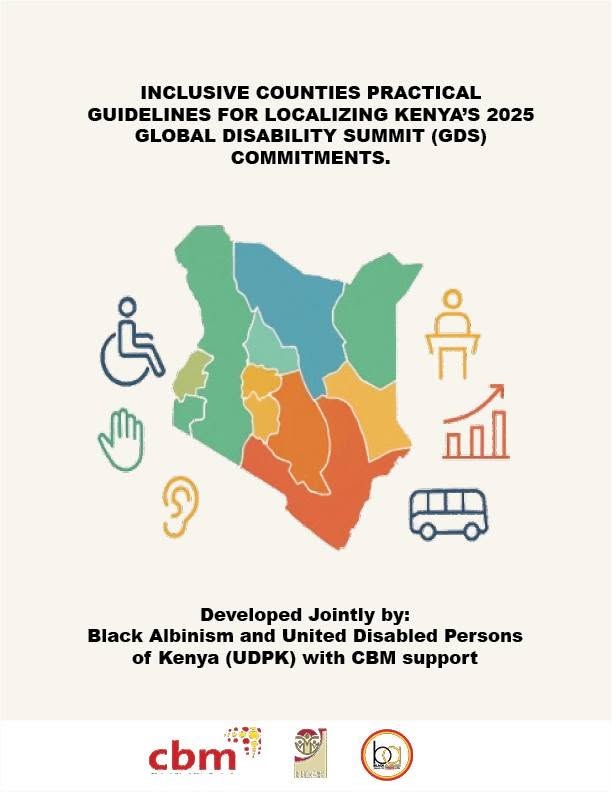 The cover of Inclusive Counties Practical Guidelines.